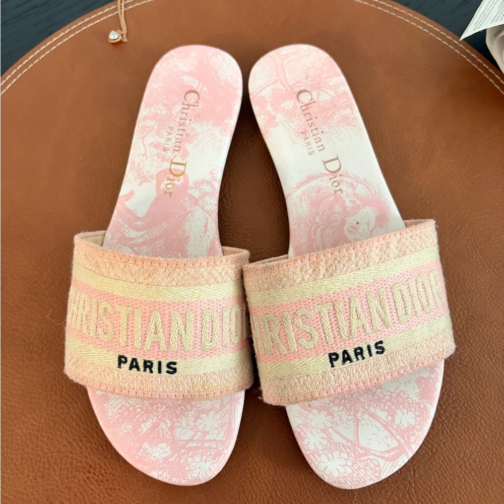 Dior Beige Leather Sandals